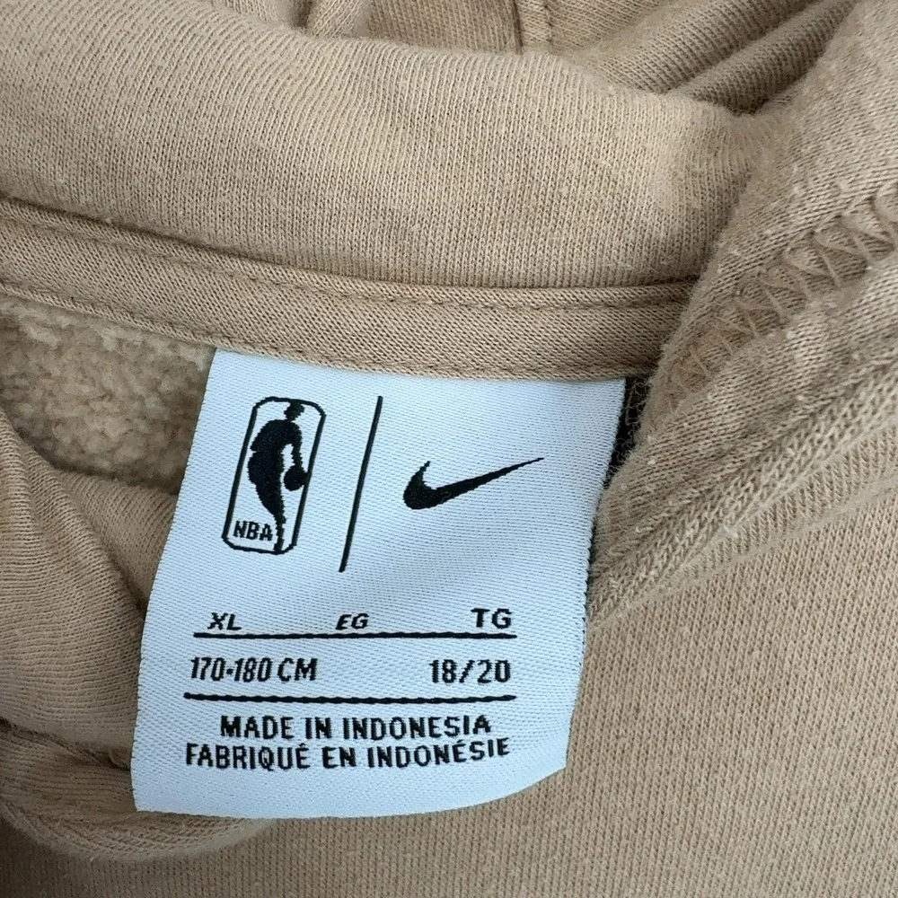 Nike Hoodie Boston Celtics Youth XL Tan NBA City Edition Basketball‎ Pullover